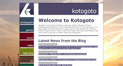Desktop Screenshot of kotogoto.com